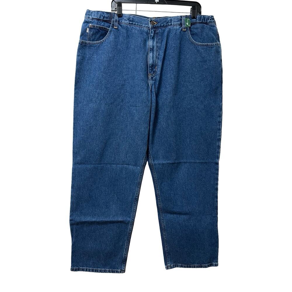 LL Bean HCW Comfort Waist Double‎ L Stonewash Jeans Mens 42x30 Classic Fit